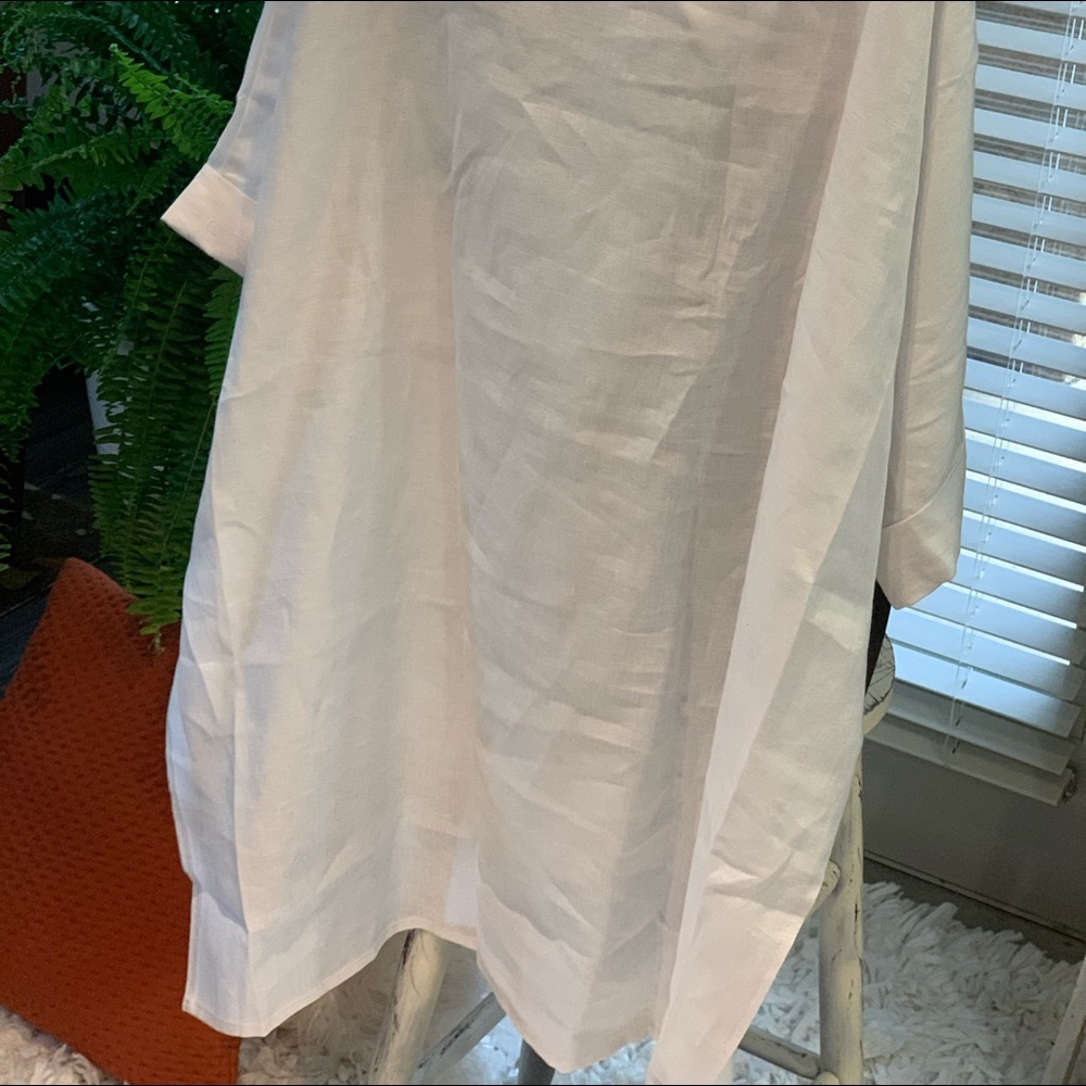 ✨👗✨ Plus size Linen Top - Picture 6 of 7